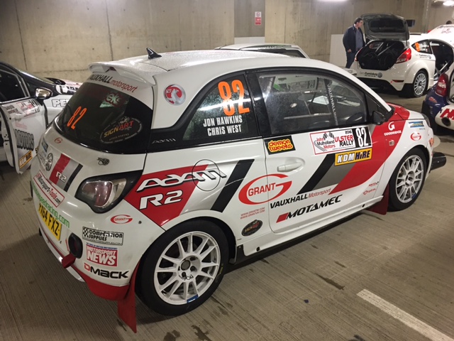 Grant takes to the track for British Rally competitions