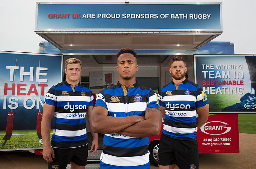 Grant UK turns up the heat for another season with Bath Rugby
