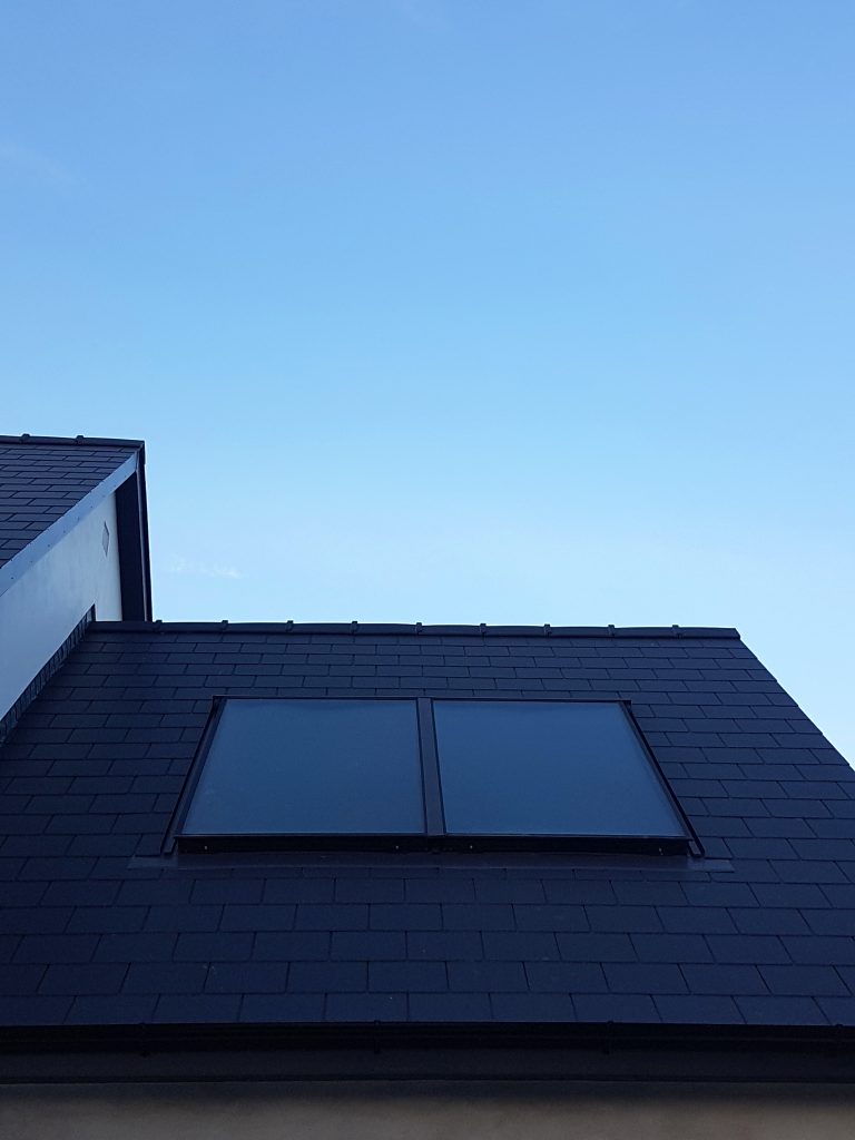 Grant Solar 2 collector in-roof slate kit