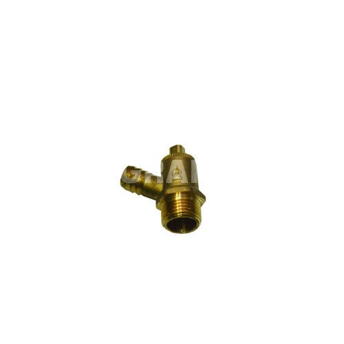 1/2" Male NPT Brass Drain Cock Valve - For Draining Moisture From Air Systems - New
