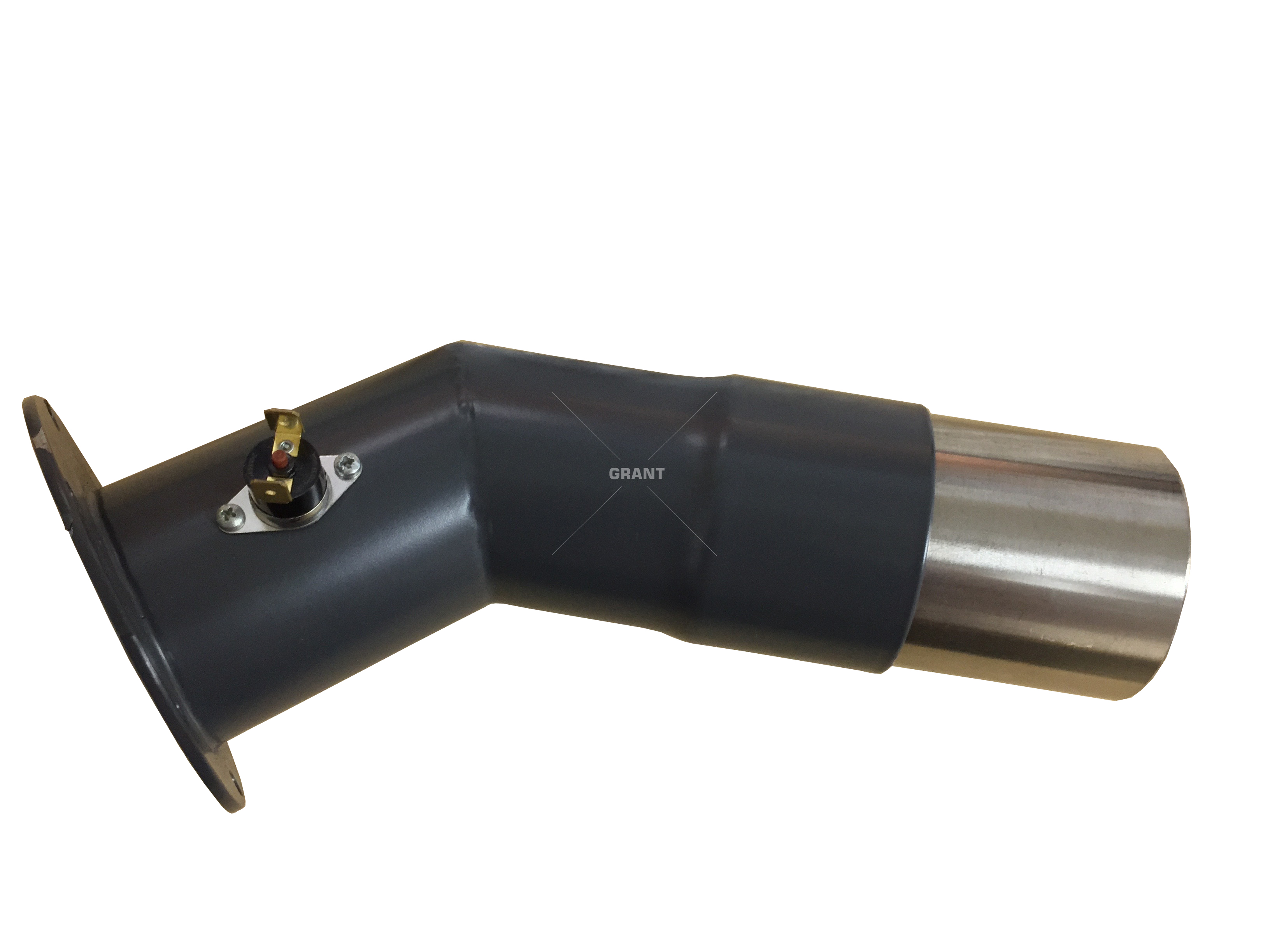 Pellet feed elbow quick release