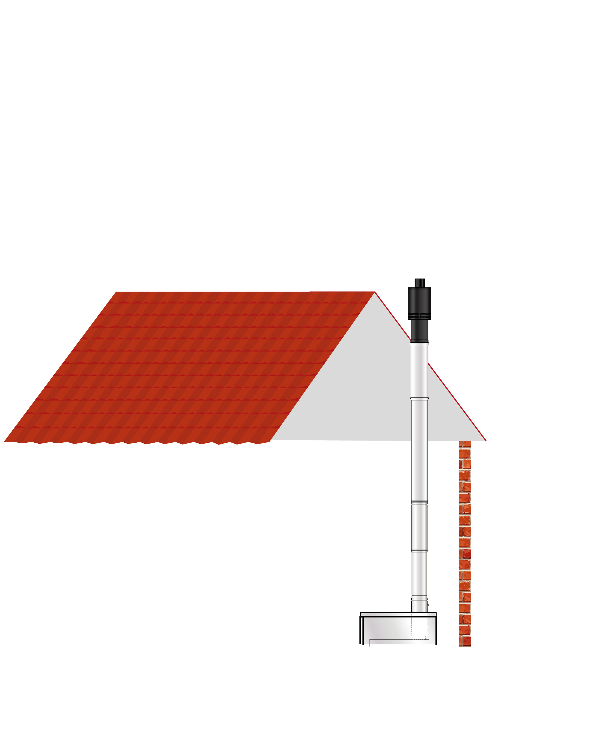 EZ-Fit Internal Vertical Balanced Flues (White System)