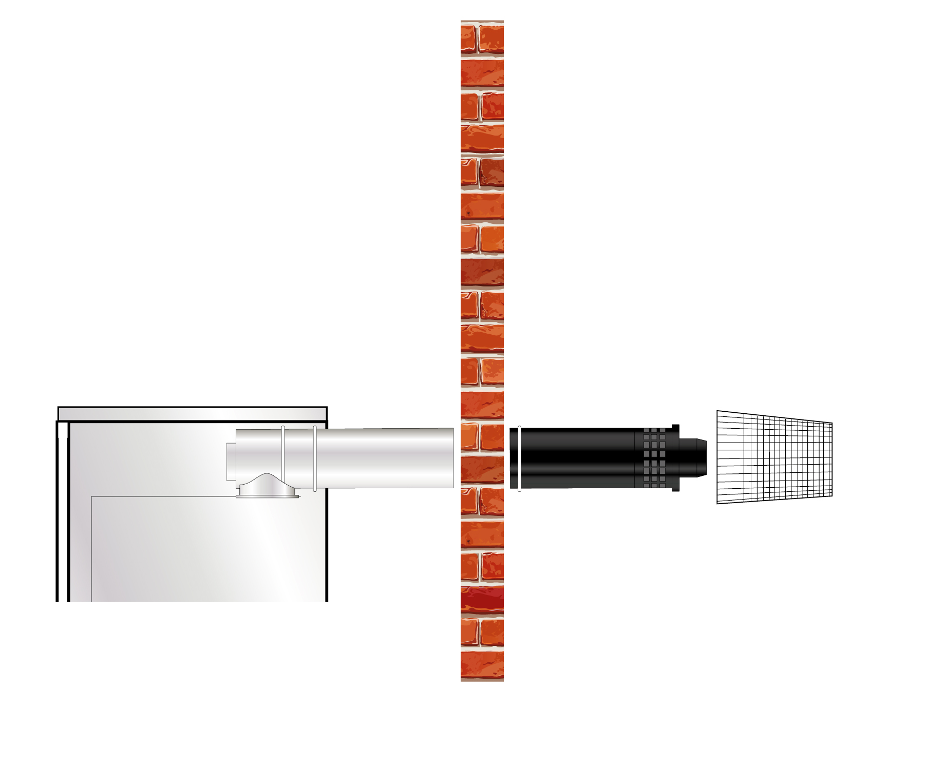 EZ-Fit Internal Low Level Balanced Flues (Yellow System)