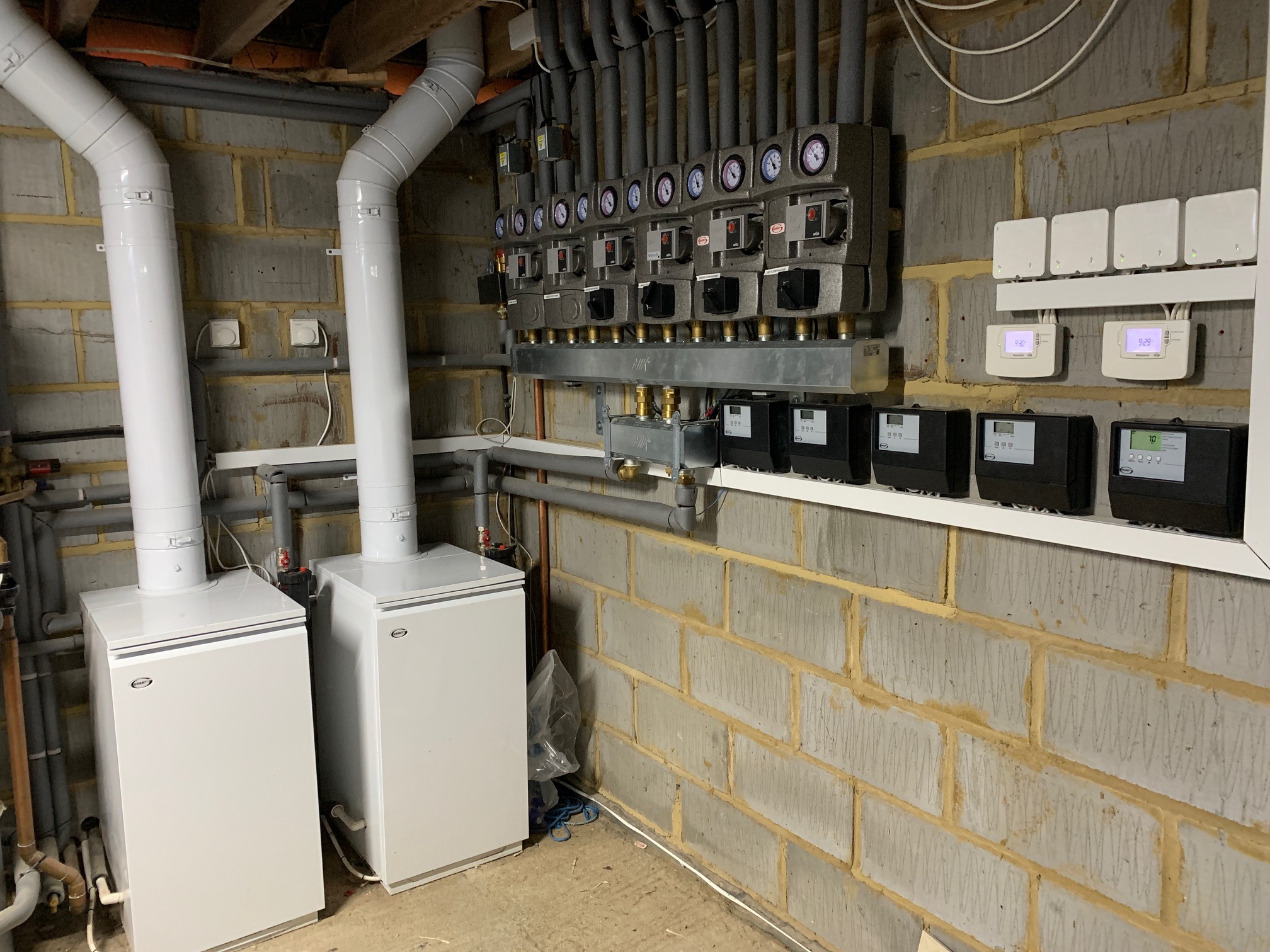 Two Vortex Pro Utility boilers are keeping a converted farmhouse in  Buckinghamshire warm and cosy