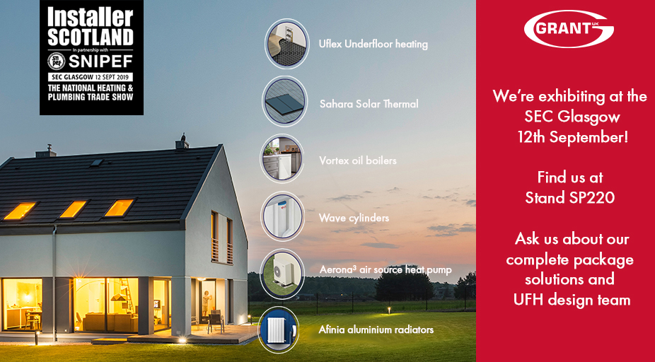 Join Grant UK at InstallerSCOTLAND this September