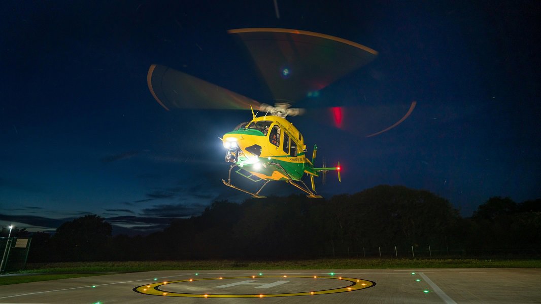 Grant UK donates £10,000 to Wiltshire Air Ambulance charity