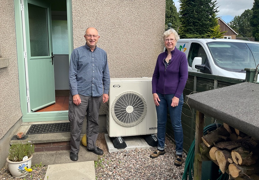 Dunfermline home makes the switch from oil to a heat pump