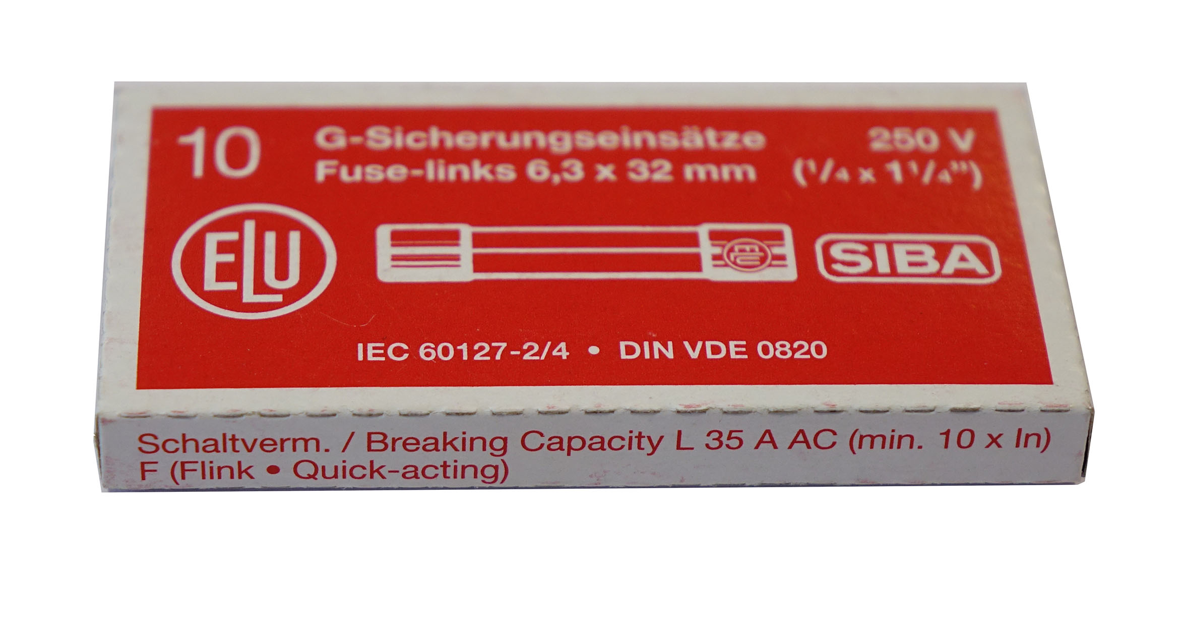 1A glass fuse (10 pack)