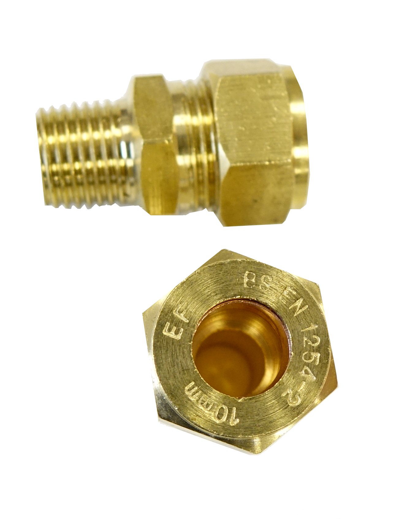 10mm x 3/8'' M I Straight fitting