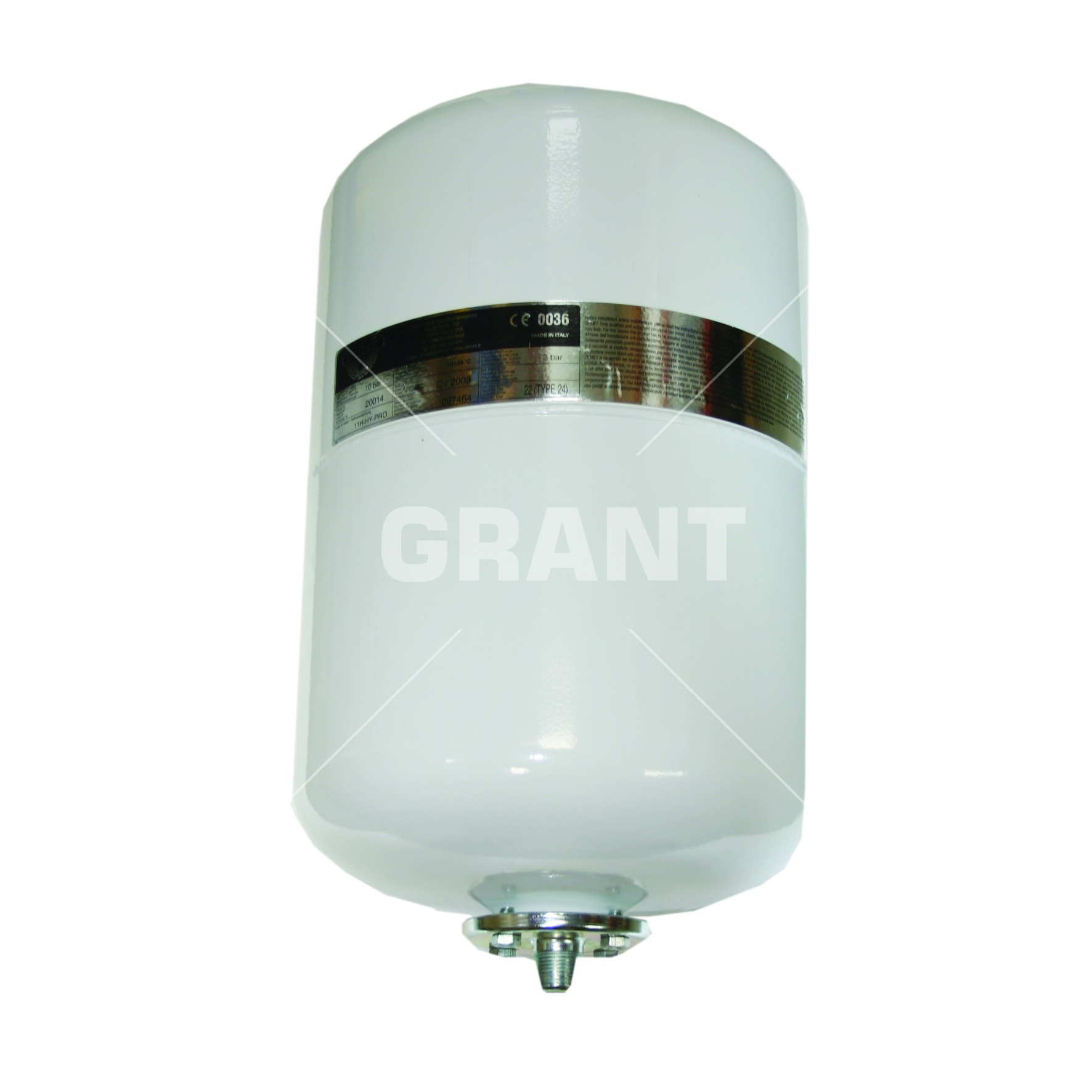 25 litre expansion vessel (¾" BSP) c/w hose