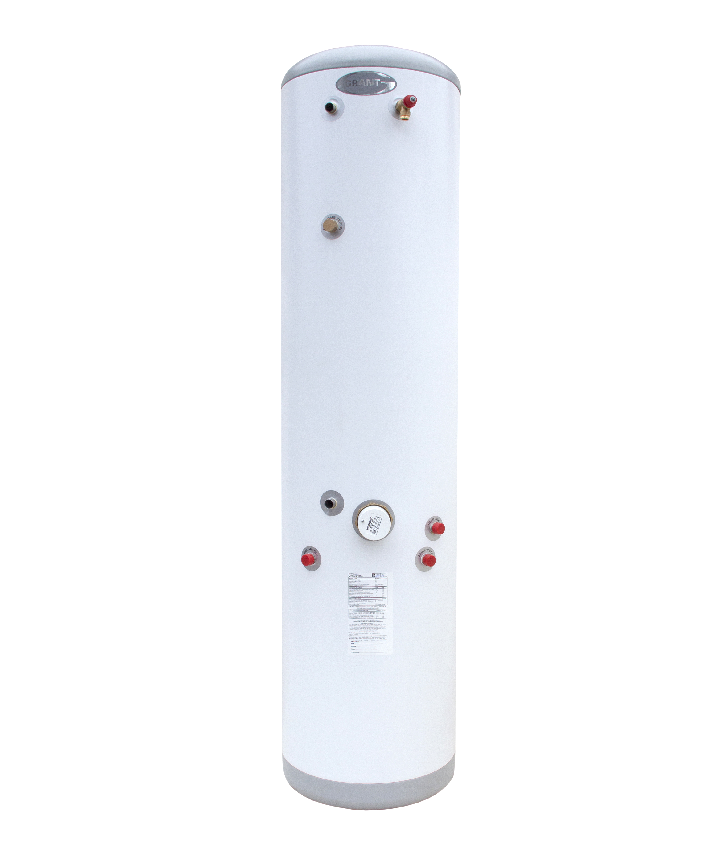 QR Slimline 210 litre Cylinder