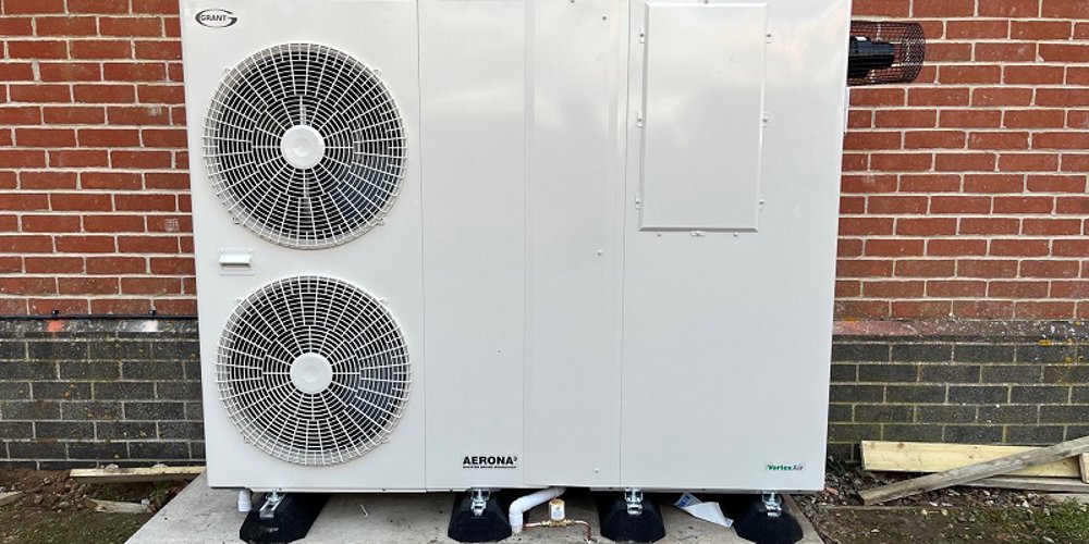 VortexAir Hybrid helps village hall become greener