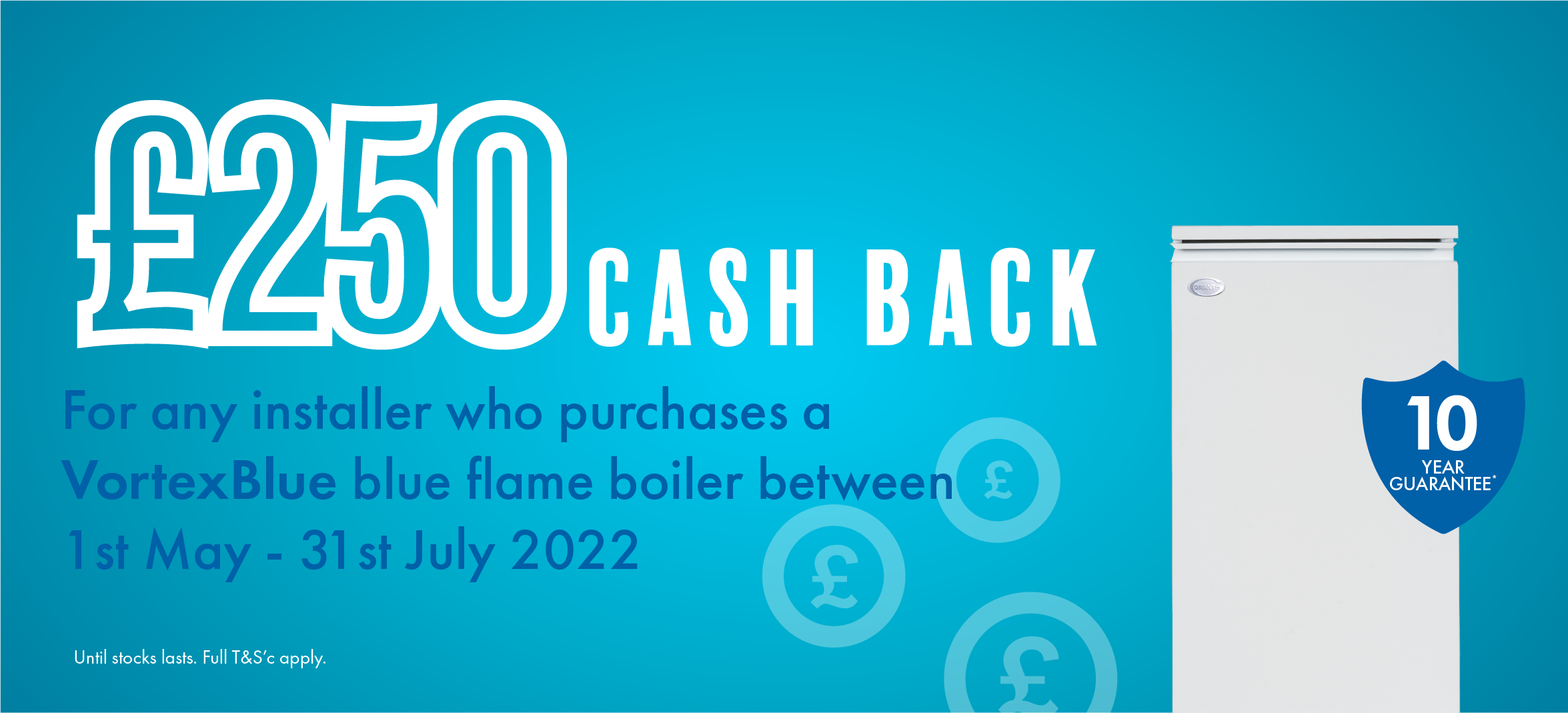 Grant UK launches VortexBlue cashback promotion