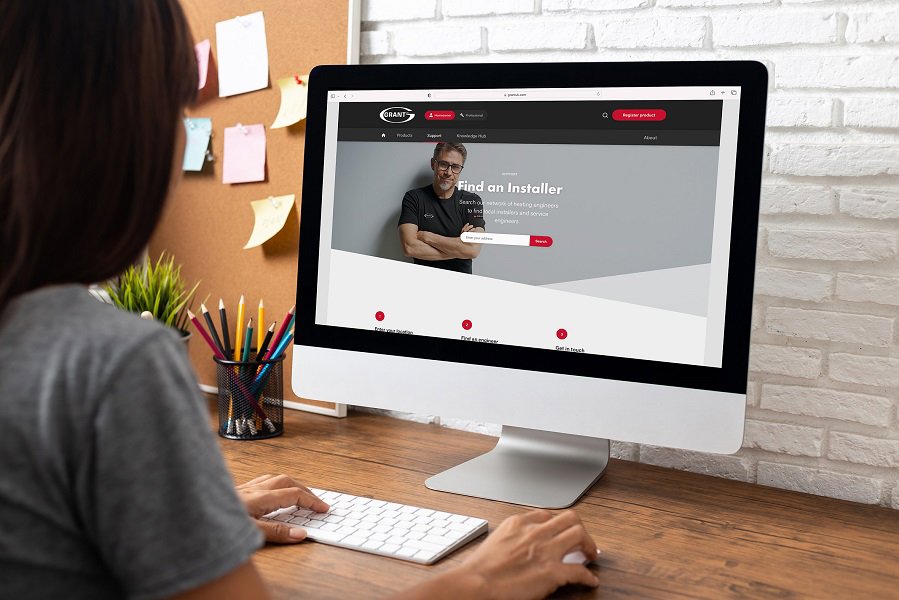 Grant UK has updated it find an installer search on its website
