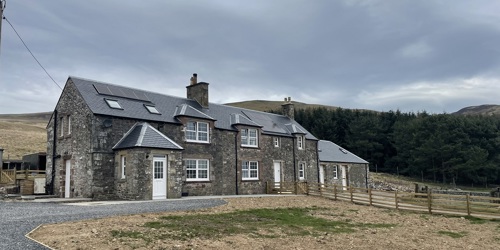 Old Kirkhope is a rental property in the Scottish Borders where a Grant heating system has been installed