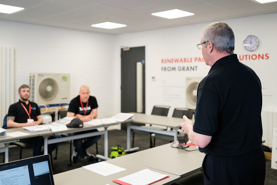 Grant heat pump training now available at Combined Heating Services Training Centre