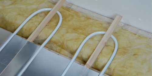 Heat emissions are suitable for installation on suspended floors