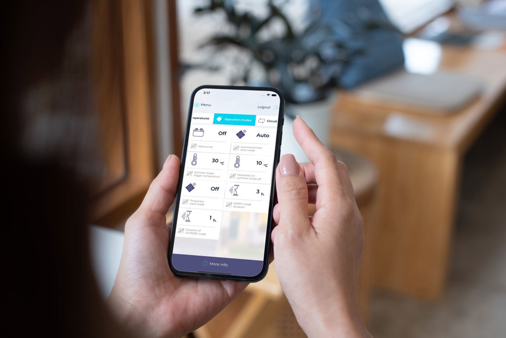 Smarter control of your Grant heat pump