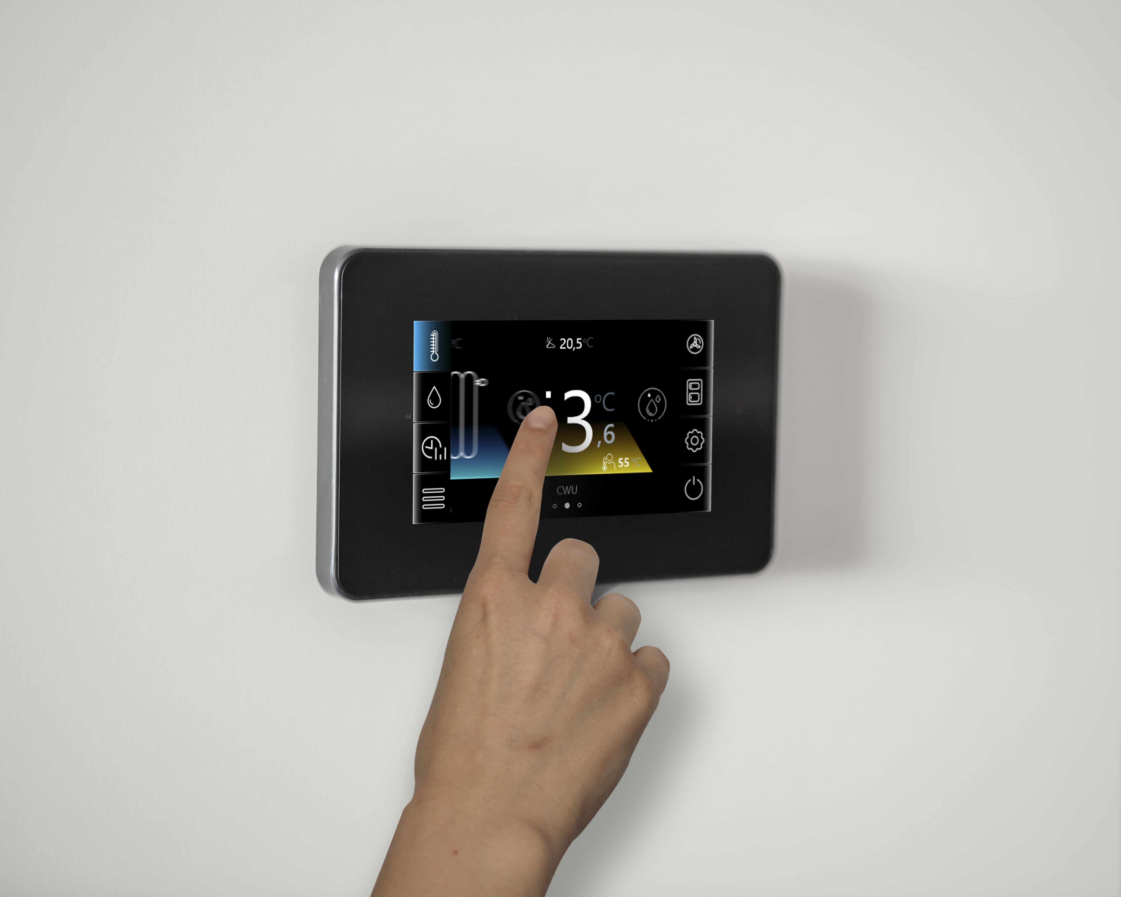 Aerona Smart Control On Wall - Lifestyle