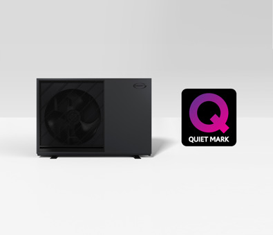 The 4kW Aerona 290 air source heat pump has the Quiet Mark