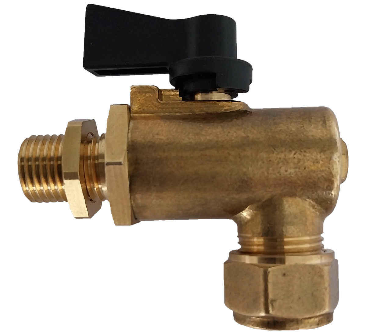 Grant 1/4 Oil Isolation Valve (Angle) 10mm x 1/4"