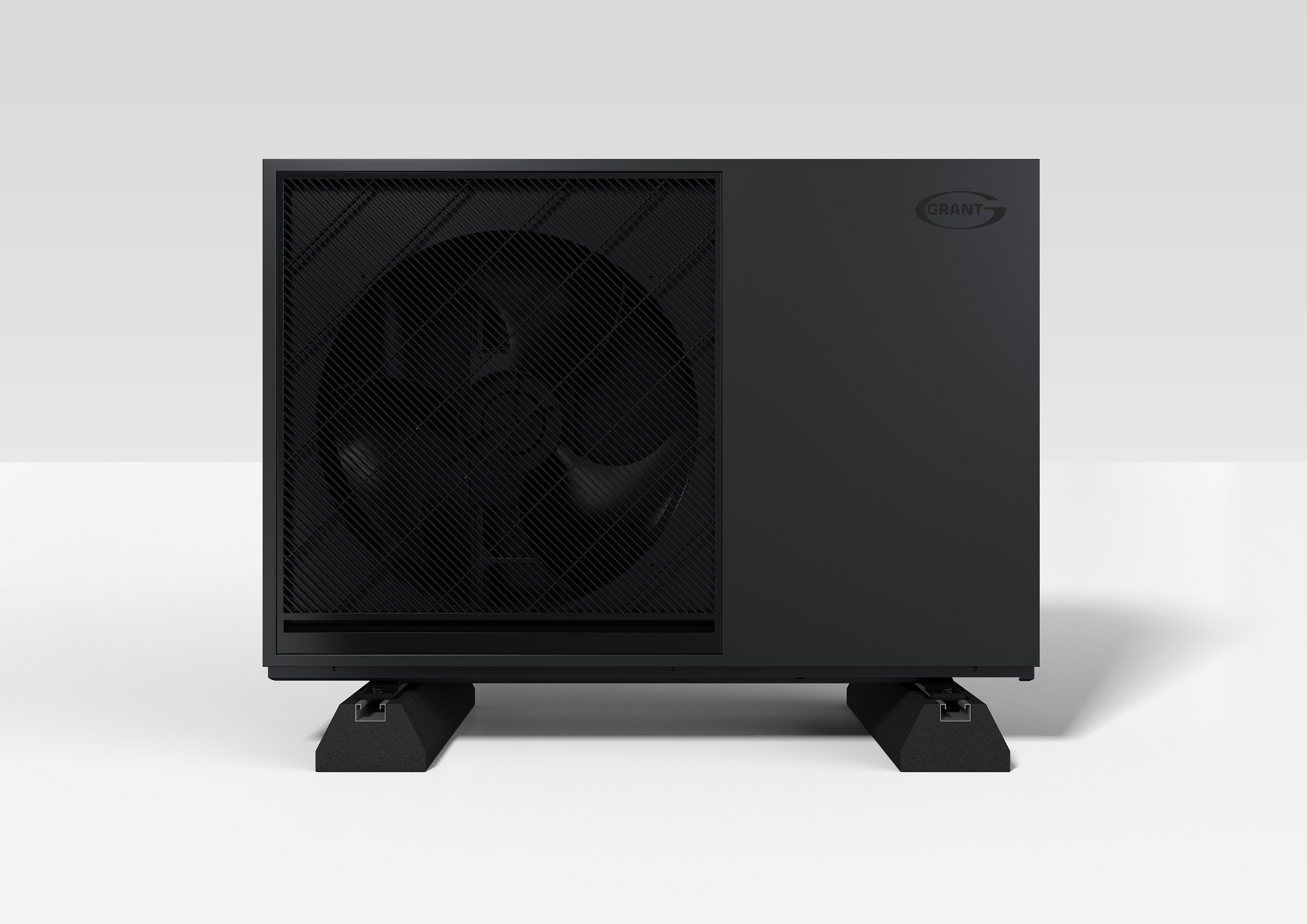 Aerona 290 4kW ASHP  - front angle with feet