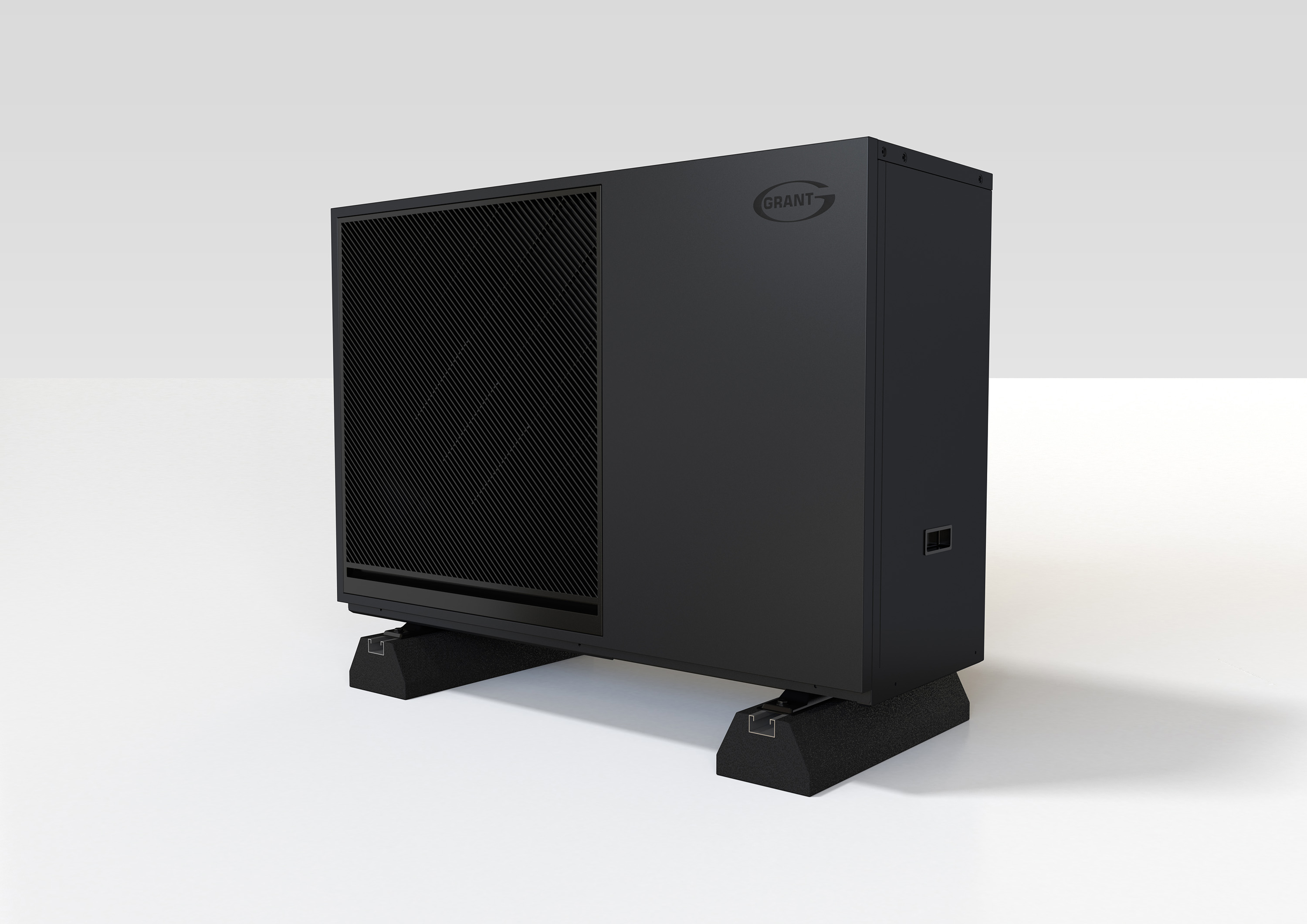 Aerona 290 4kW ASHP - with feet right angle