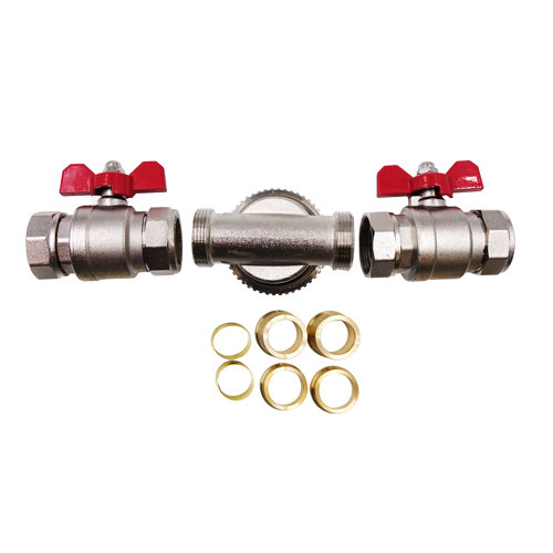 Mag One DUO Ball Valves and Brass Connector