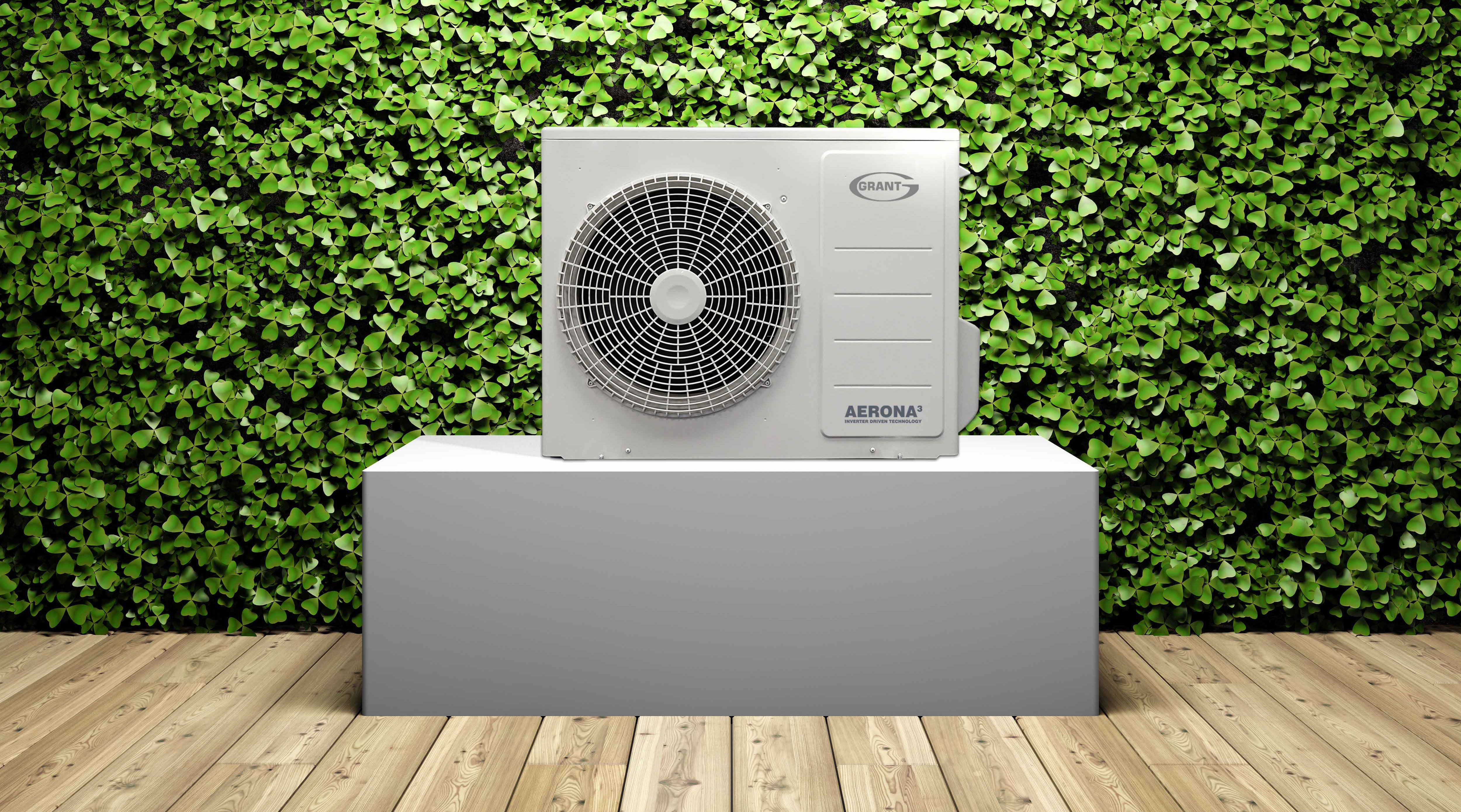 6Kw Heat Pump On Platform Vertical Garden (2)