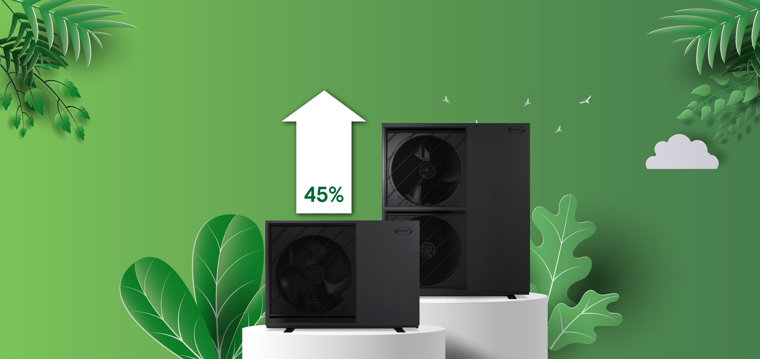 Grant Aerona heat pumps awarded ECO4 Substantial Innovation Measure 45% Uplift
